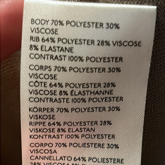 ANTHROPOLOGIE MAEVE BLACK BOW-BACK MUSCLE TEE NUDE LARGE - Picture 9 of 10